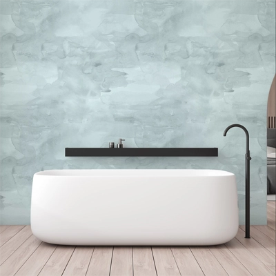 Papier peint de salle de bain
