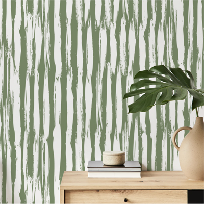 Papier peint vert