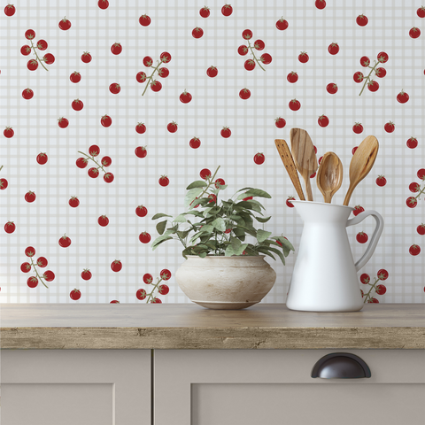 Papier peint rouge